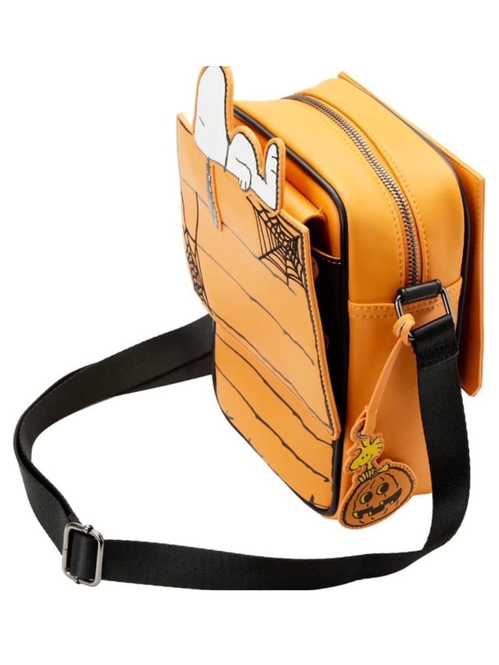 Loungefly Peanuts Great Pumpkin Snoopy Doghouse Crossbody Bag - Picture 4 of 7